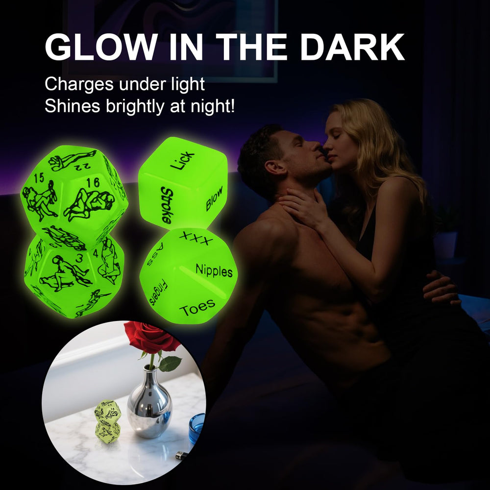 Lalamingo premium acrylic dice material ensures lasting shine during date nights.