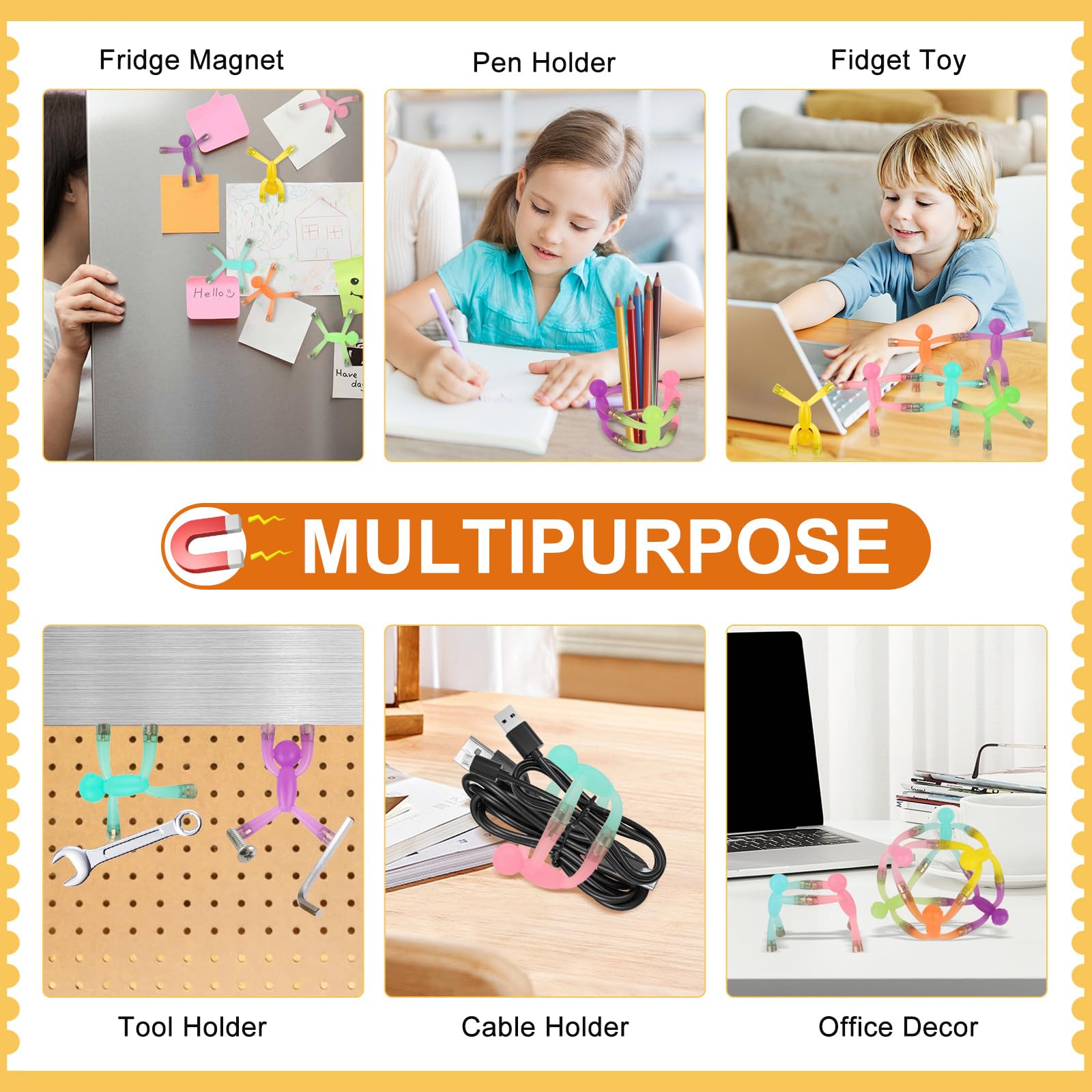 Laleay magnetic people desk decoration adding color to workspace