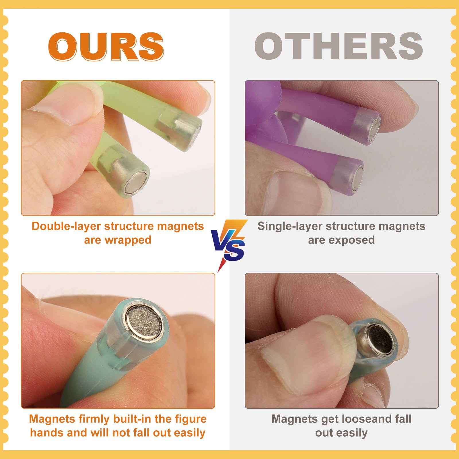 Laleay magnetic people travel companion used in car for on-the-go engagement