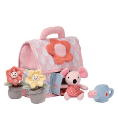 Lambs & Ivy plush potted flowers brighten pretend garden scenes