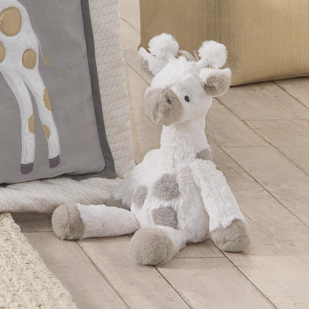 Lambs Ivy Millie cuddling pose, ideal for nap times and comforting play.