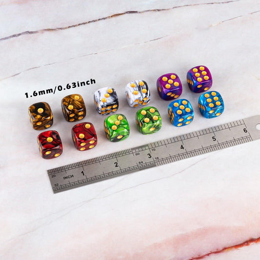 LAMJAM D6 dice with round corners for safe handling