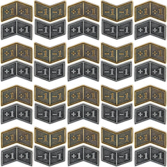 LAMJAM metal MTG counters in black for quick +1/+1 tracking