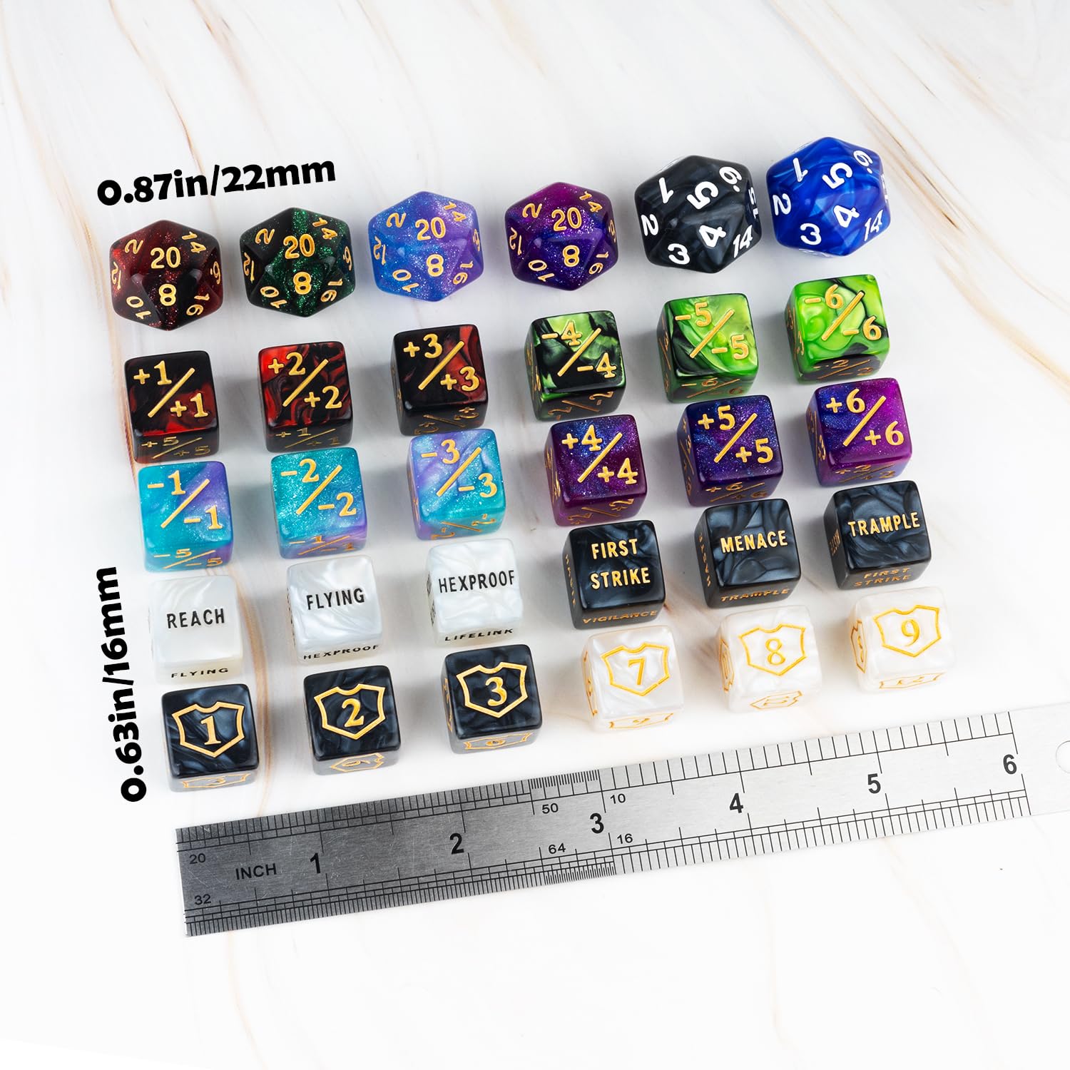 LAMJAM MTG dice counters keyword tokens for quick game tracking