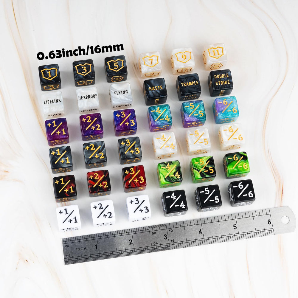 LAMJAM MTG keyword dice First Strike for quick reference during matches.