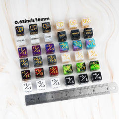 LAMJAM MTG keyword dice First Strike for quick reference during matches.