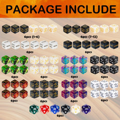 LAMJAM MTG keyword dice set including First Strike, Vigilance, and more