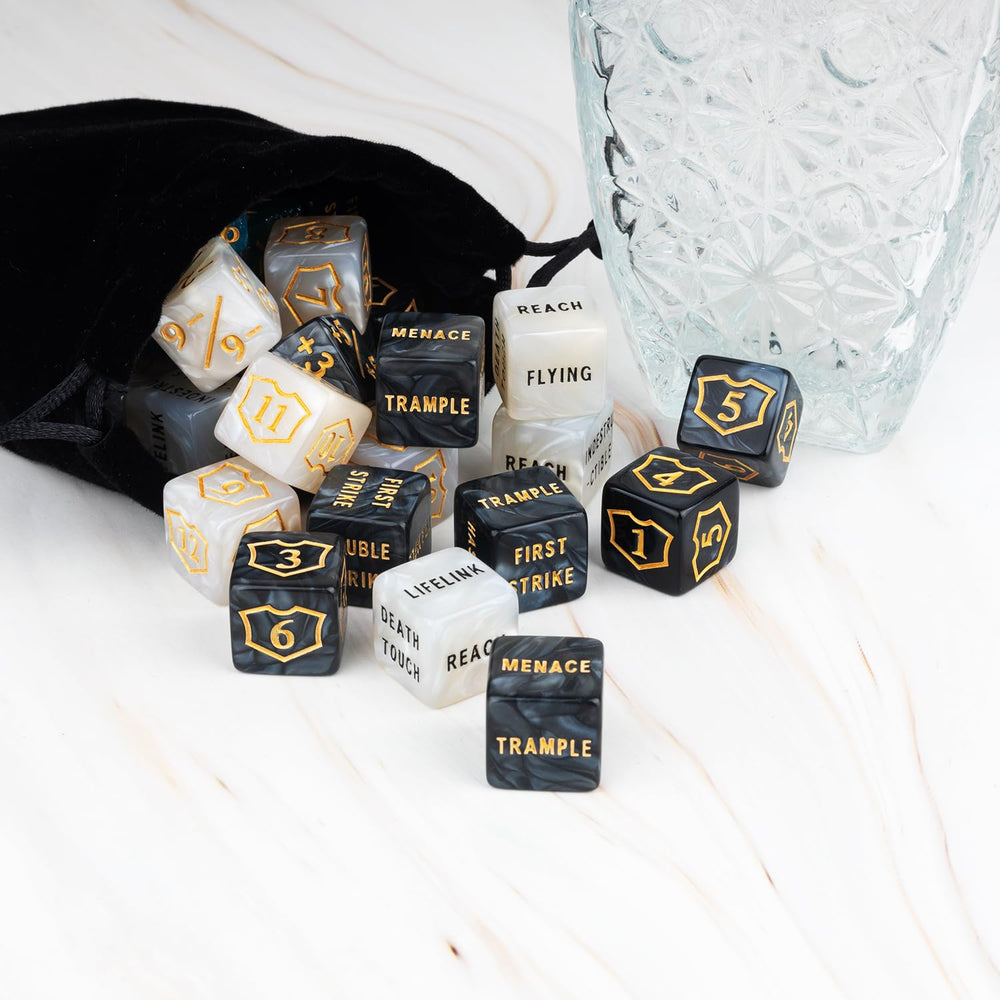 LAMJAM premium acrylic counters come with velvet pouch for safe transport.