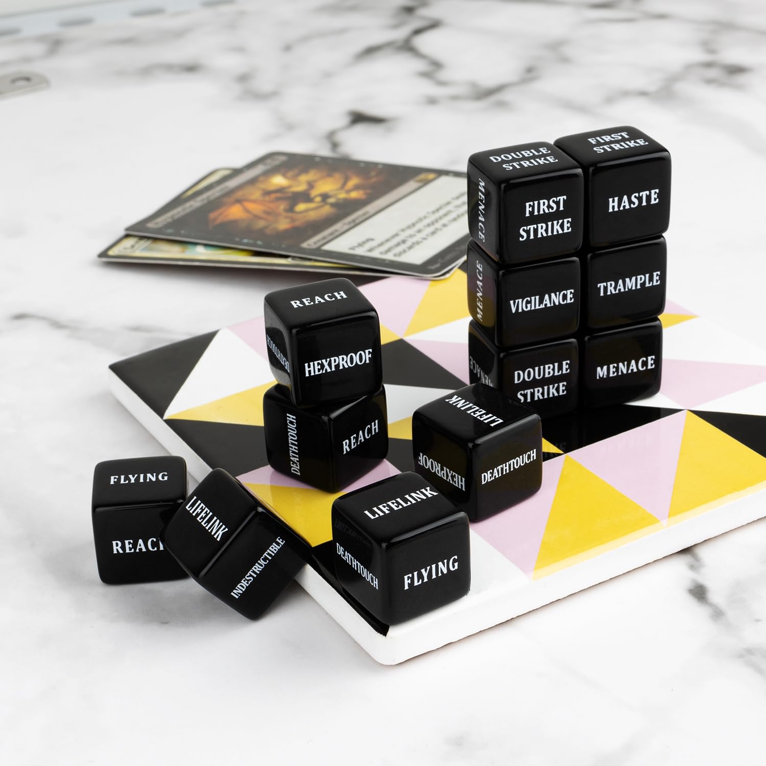 LAMJAM premium acrylic dice counters are durable and lightweight for long-term use.