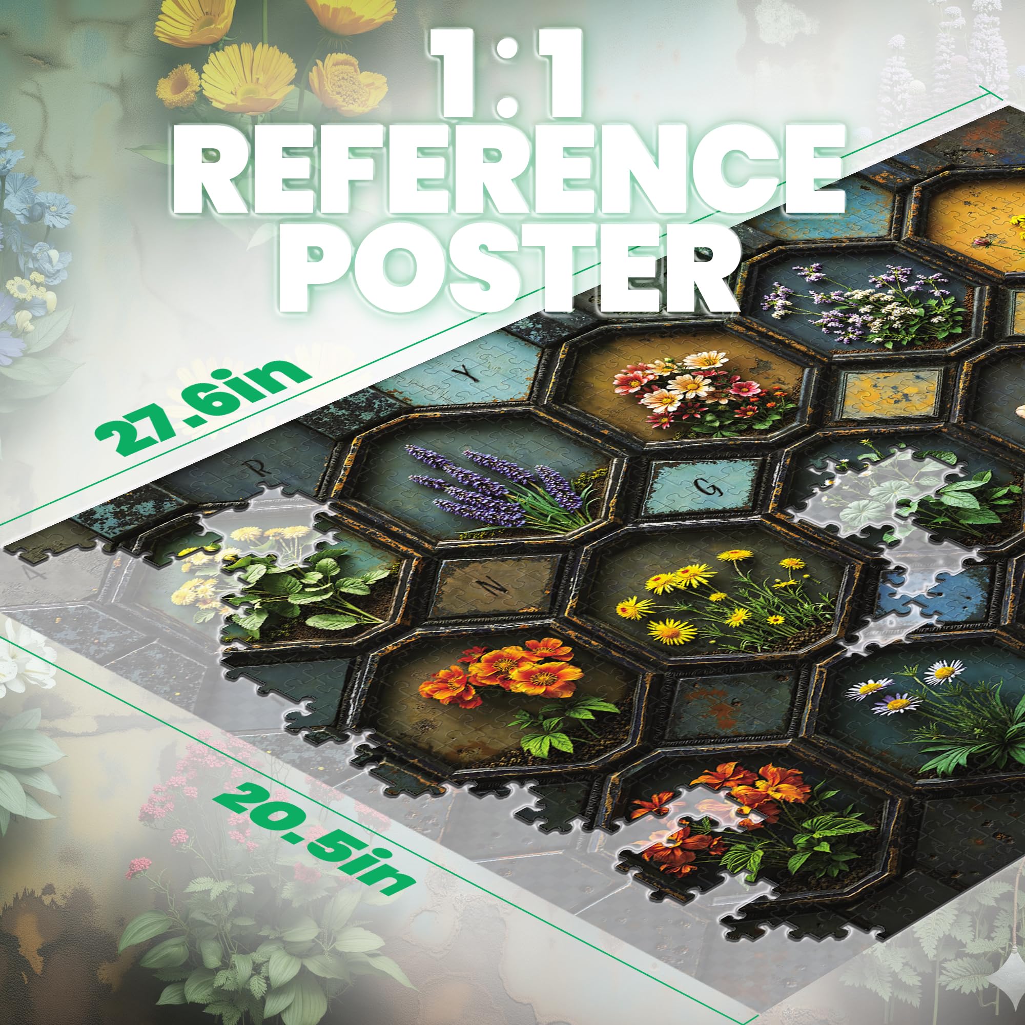 Lamplig Puzzles 1:1 Poster – full-size reference to pace your progress.