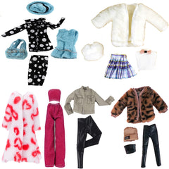 Lance Home doll outfits winter dresses 29cm — soft fabrics for cozy playtime.