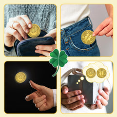 Landical 12-piece lucky coin set suitable for gifts or personal tokens.