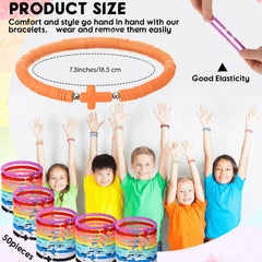 Landical polymer clay bracelets in vibrant colors for versatile outfits.