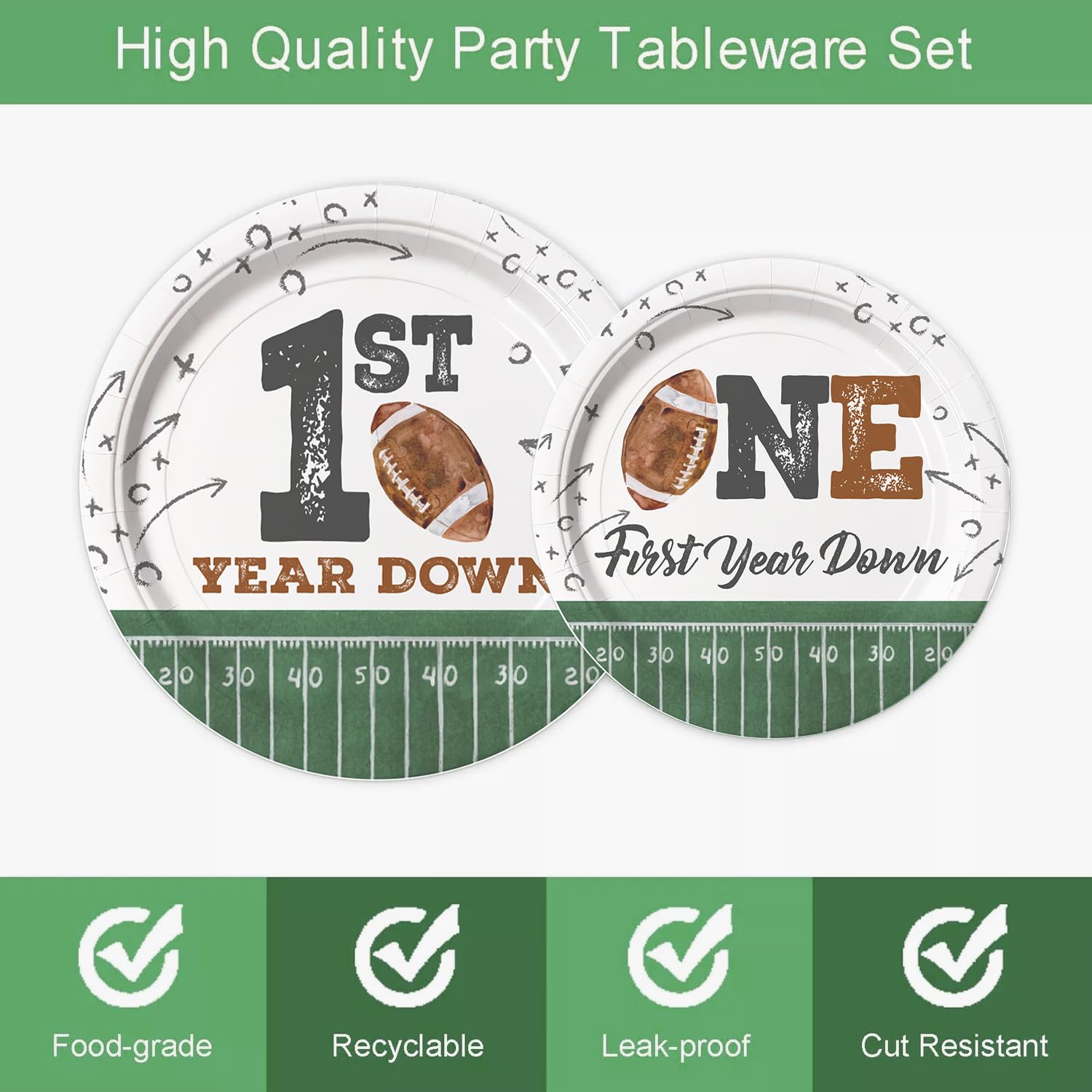 LANGASQUE football first-year cups sturdy and spill-resistant for celebrations.