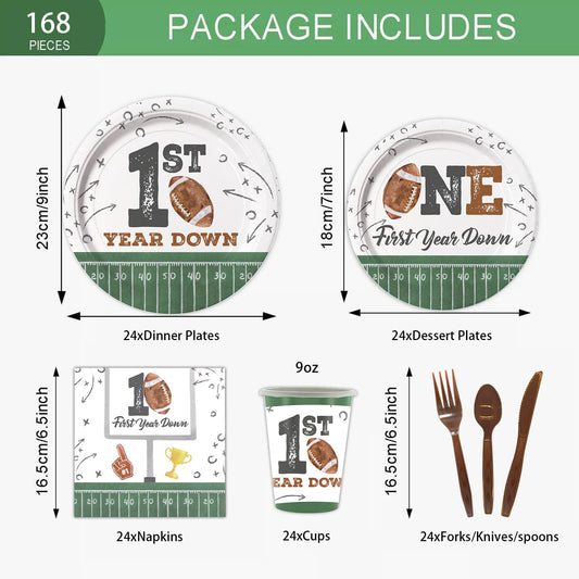 LANGASQUE football first-year napkins soft and absorbent for mess-free meals.
