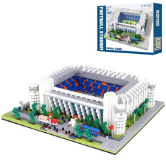 LANGLICHUN Madrid-style stadium base with sturdy display-ready construction.