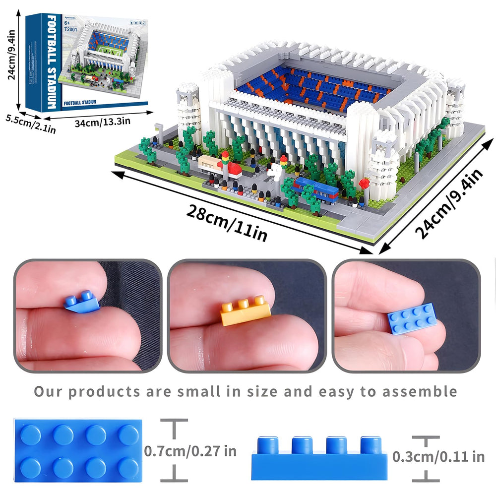 LANGLICHUN Madrid-style stadium stands showing realistic seating for immersive play.