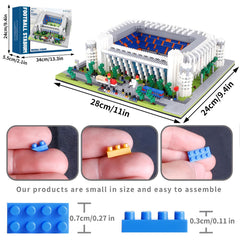 LANGLICHUN Madrid-style stadium stands showing realistic seating for immersive play.