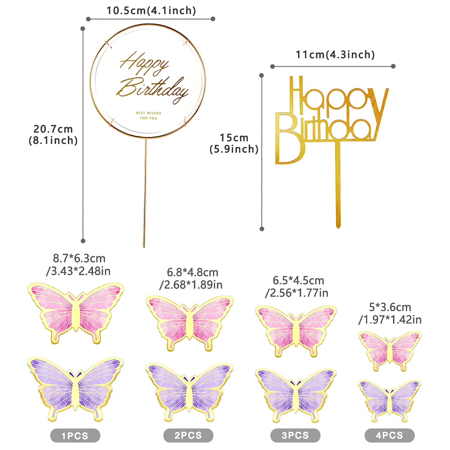 LANGPA round acrylic panel with gold frame elevates cake presentation