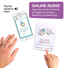 Language Together numbers 1-10 cards aid counting practice in French.