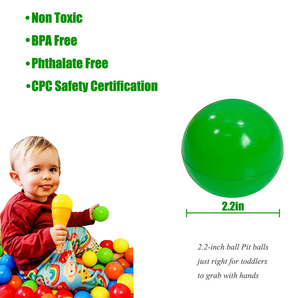 LANGXUN baby pool play balls promote early motor skills in splashy play.