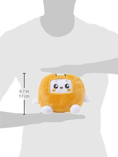 LankyBox Thicc Shark plush, front view with vibrant colors for eye-catching display.