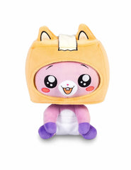 LankyBox Baby Foxy plush with face embroidery for kid-friendly charm and cuddly feel.