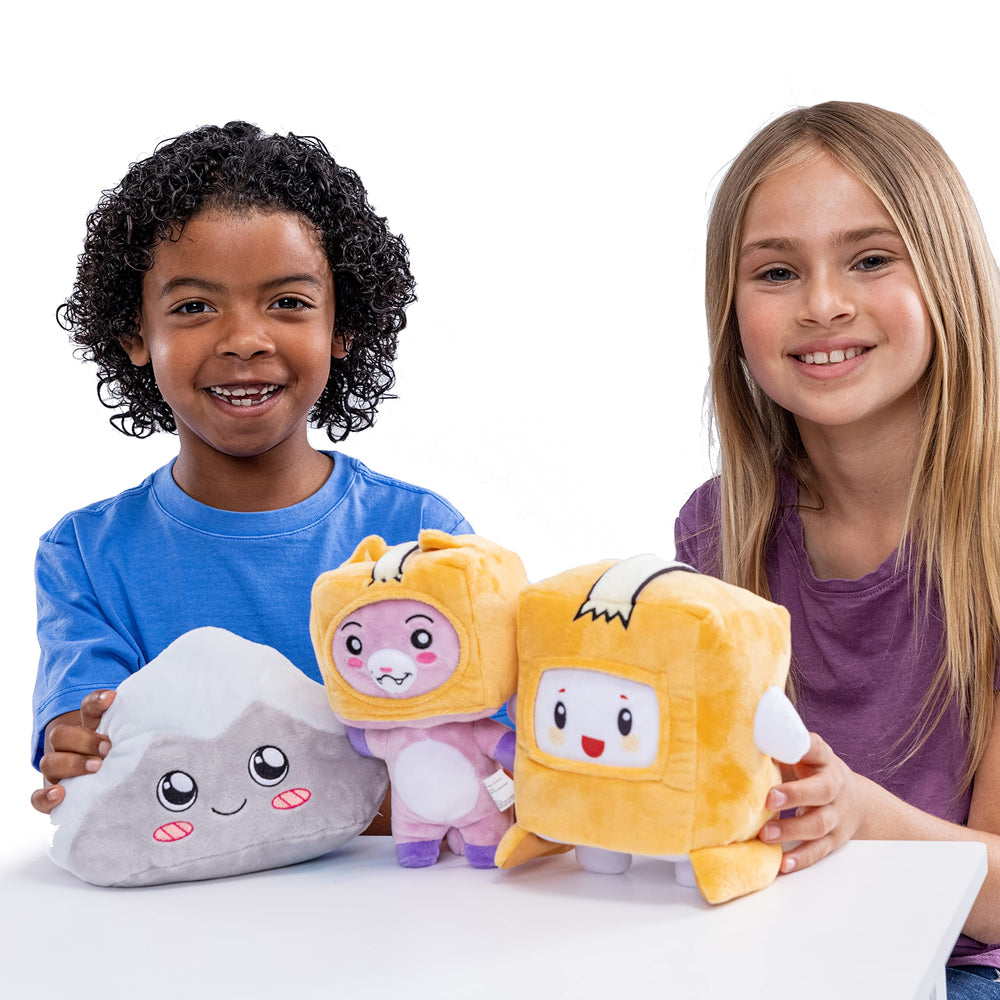 LankyBox collectible pack-shot featuring Foxy, Rocky, and Boxy; ideal for group display