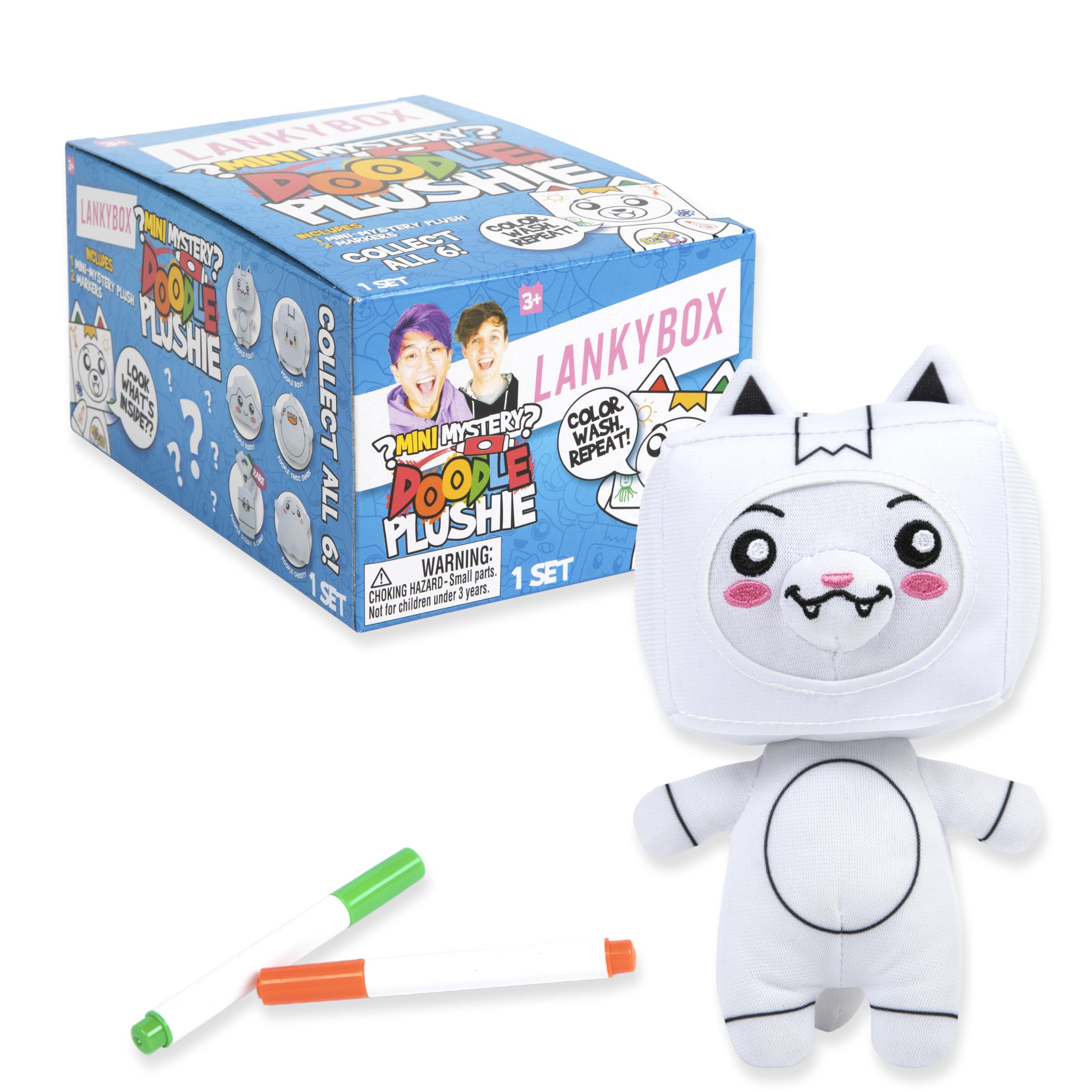 LankyBox doodle-collection character 5 plush for repeatable coloring.