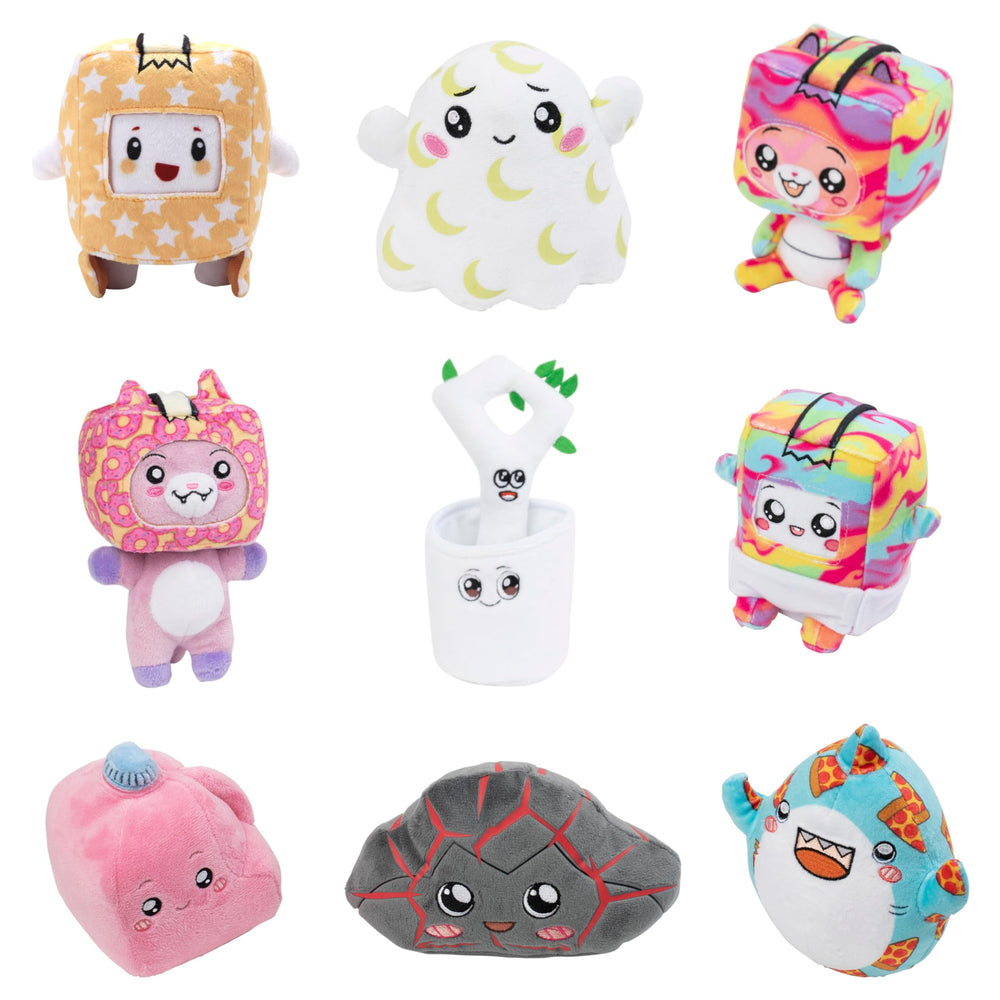 LankyBox Strawberry Milky plush for display or gifting.