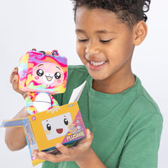 LankyBox unboxing moment with a Mini Mystery Plush.