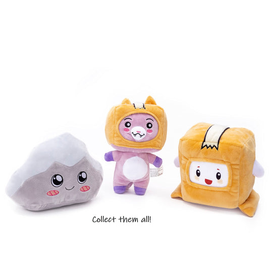 LankyBox Rocky 6-inch plush; plush companion for play and display