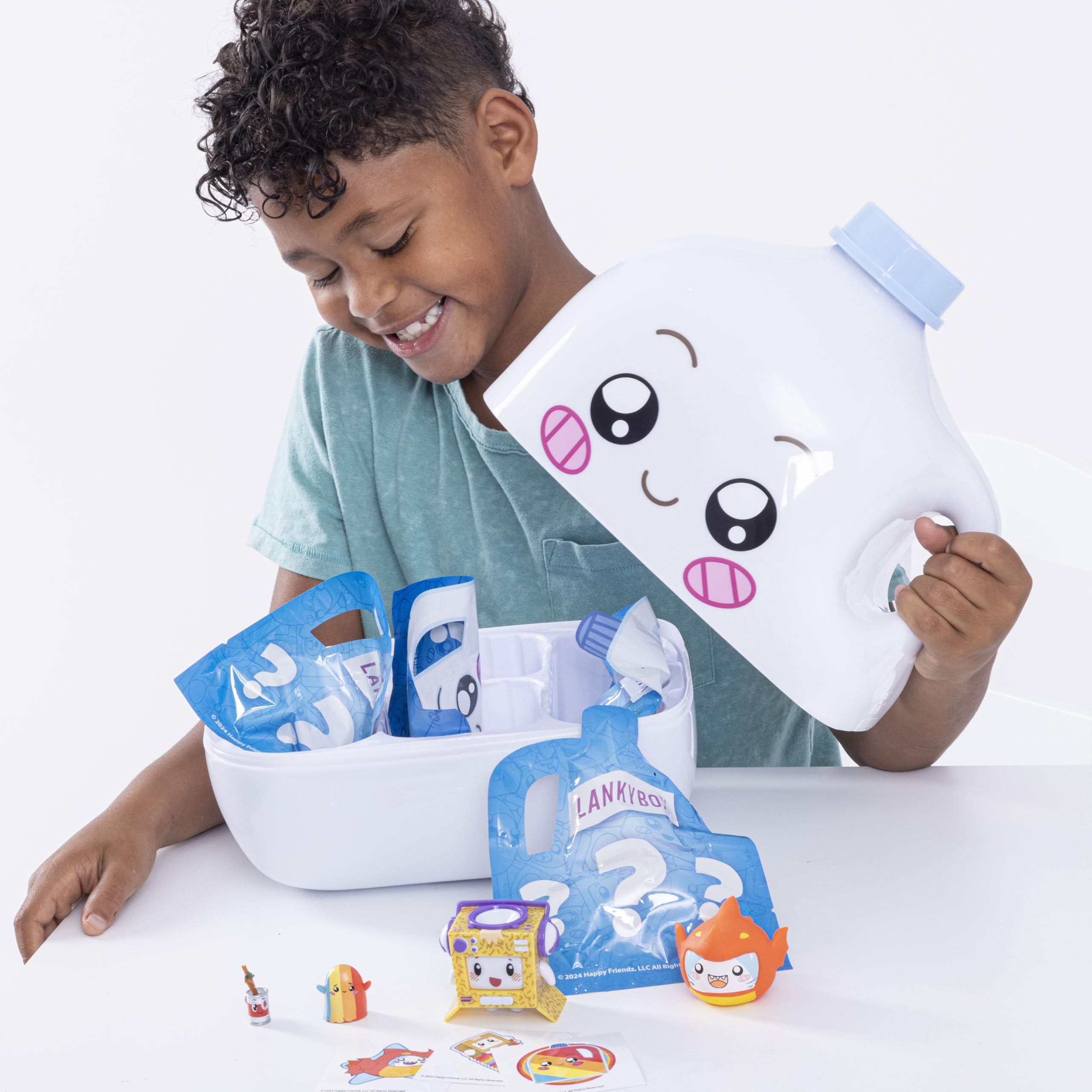 LankyBox Squishy figure image emphasizes tactile sensory play
