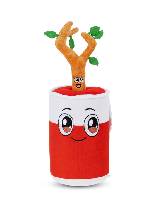LankyBox Sticky n’ Canny plush face detail showing cheerful expression and premium stitching