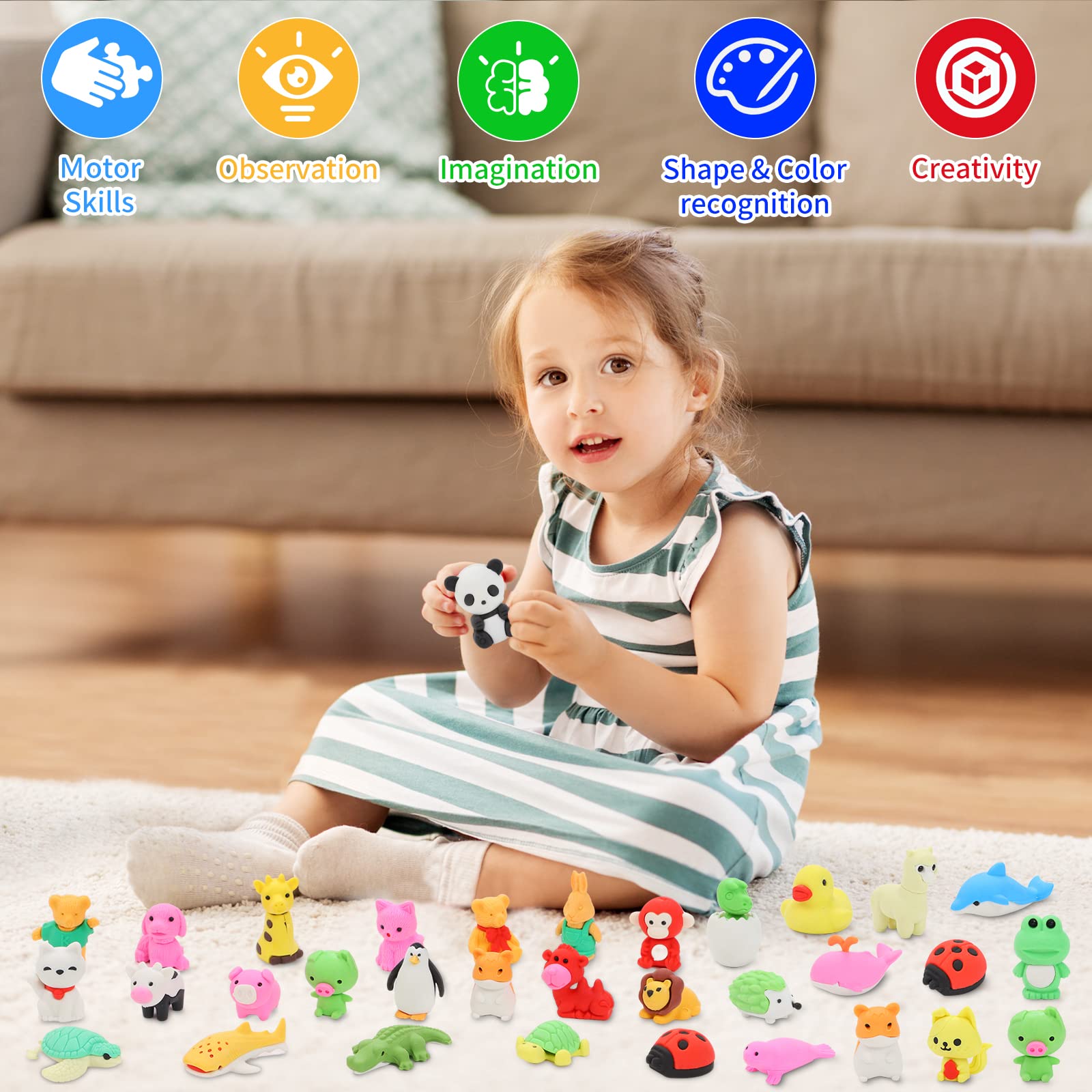 LanMa animals including zoo, sea, and jungle figures for imaginative play.