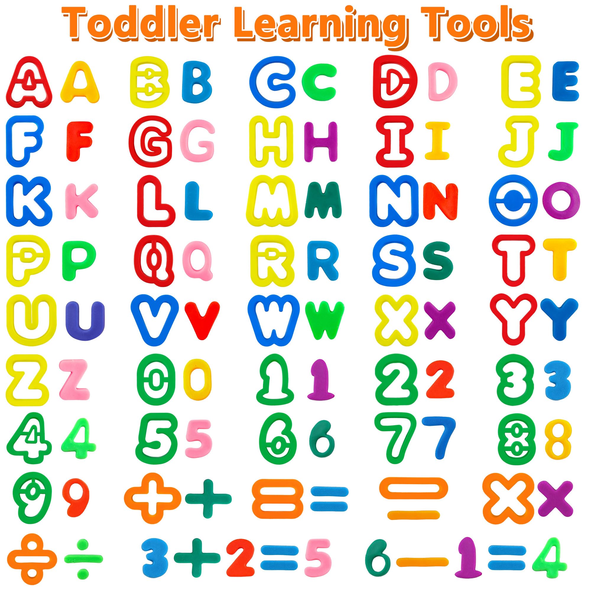 LanMa Dough Tool Set includes math symbol cutters for tactile math exploration.