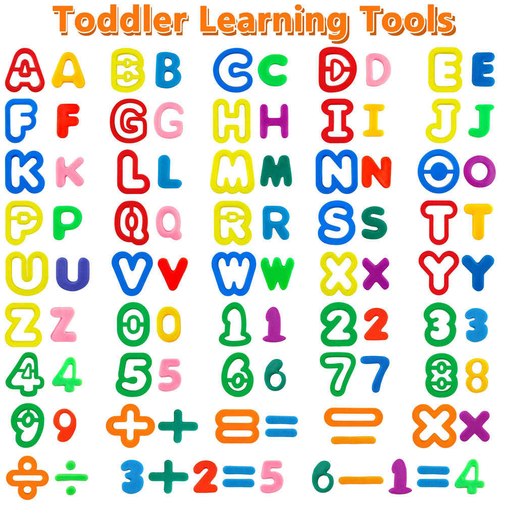 LanMa Dough Tool Set includes math symbol cutters for tactile math exploration.