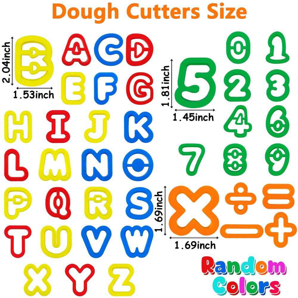 LanMa Dough Tool Set with number cutters supports counting and number recognition during hands-on play.
