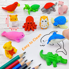 LanMa non-toxic latex-free erasers safe for classroom use