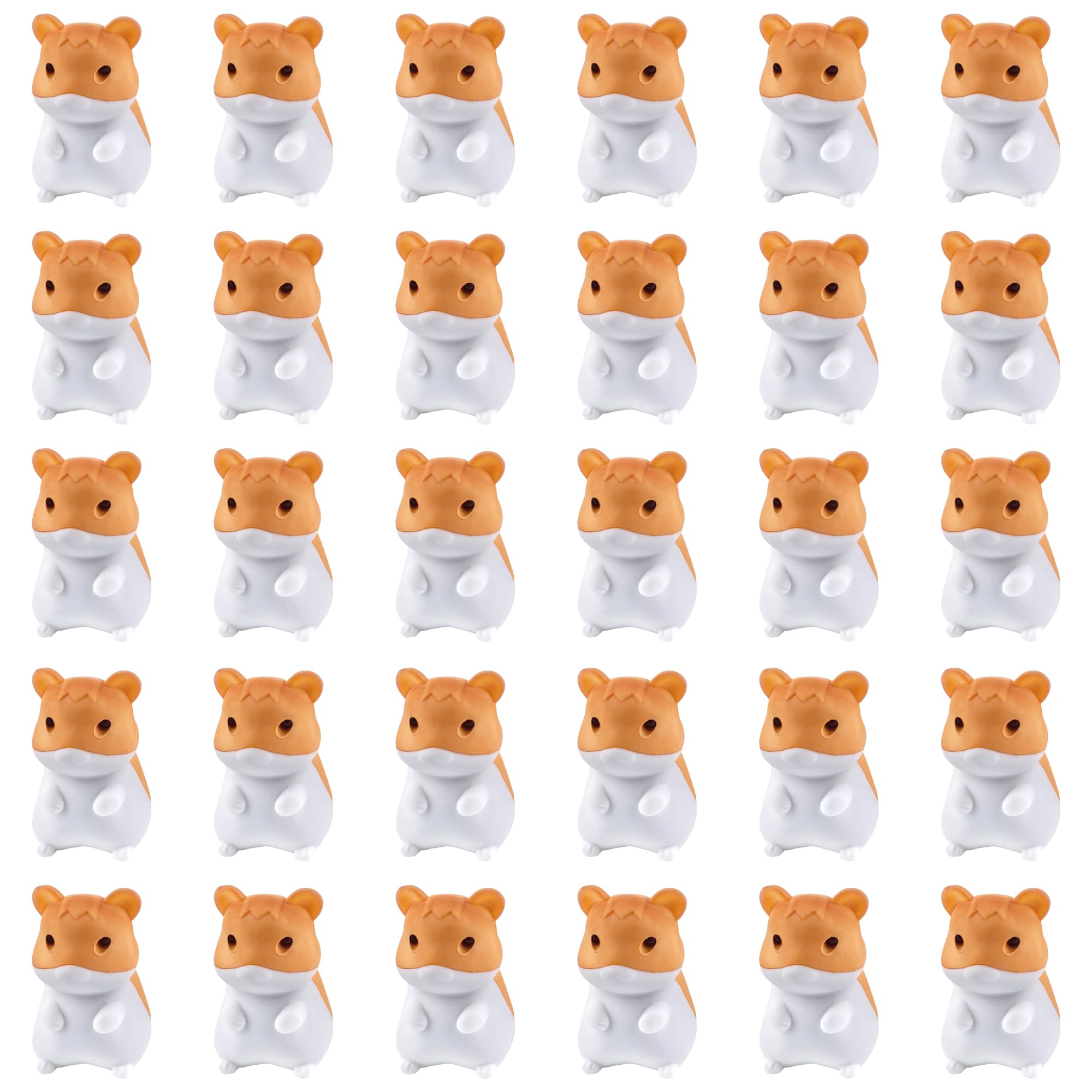 LanMa hamster erasers pack closeup highlights cute design and classroom appeal.