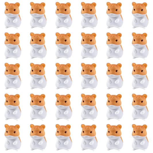 LanMa hamster erasers pack closeup highlights cute design and classroom appeal.