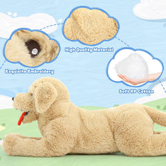 Lanmore 21-inch plush in a hugging pose ready for cuddle time.