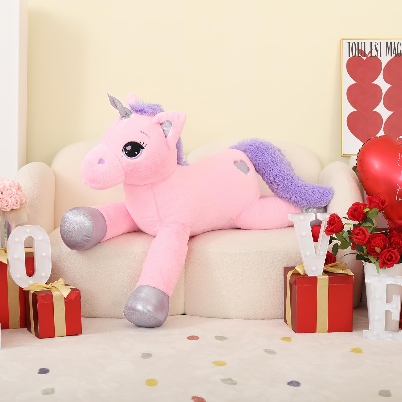 Lanmore unicorn gift-ready packaging, ideal for birthdays and holidays.