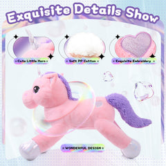 Lanmore unicorn room-decor plush, whimsical touch for kids' spaces.