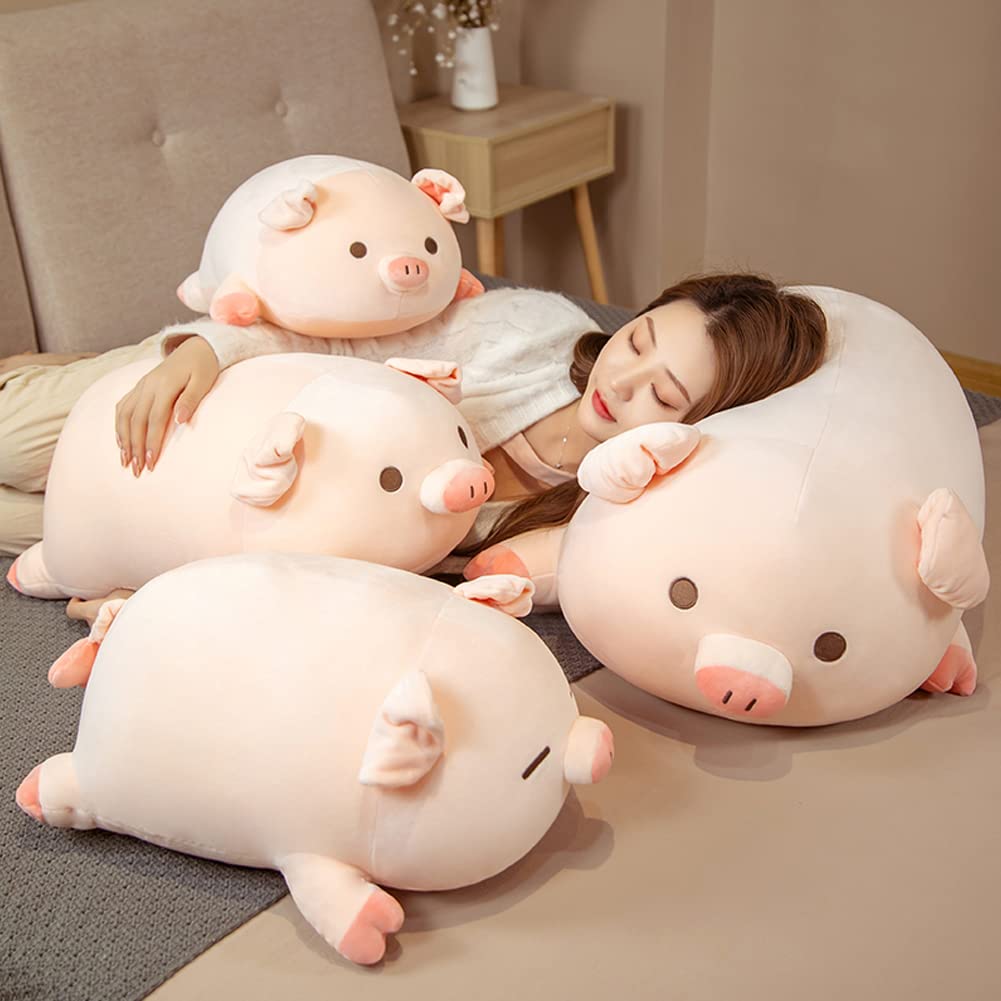 Lannery pig hug pillow available in 40–80 cm sizes for kids.