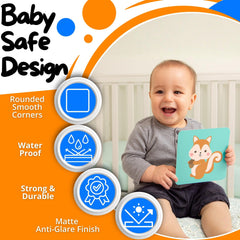 LaNoah Toys newborn flash cards enhance tummy-time bonding and parent–child interaction.