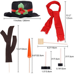 Lansian snowman kit arms enables sturdy outdoor snowman figures