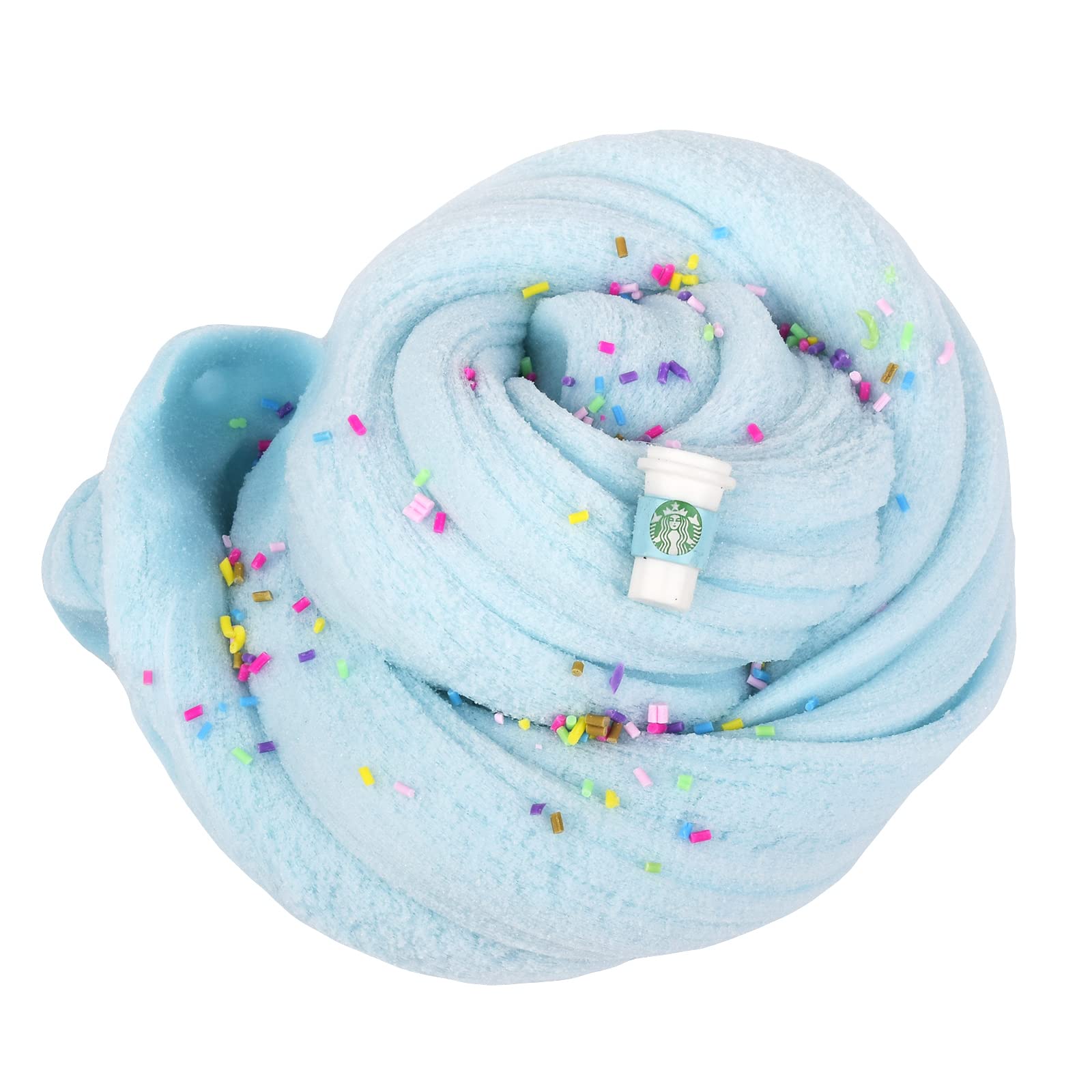 LANUMIONG Cloud Slime Kit stretchy texture enabling playful shaping.