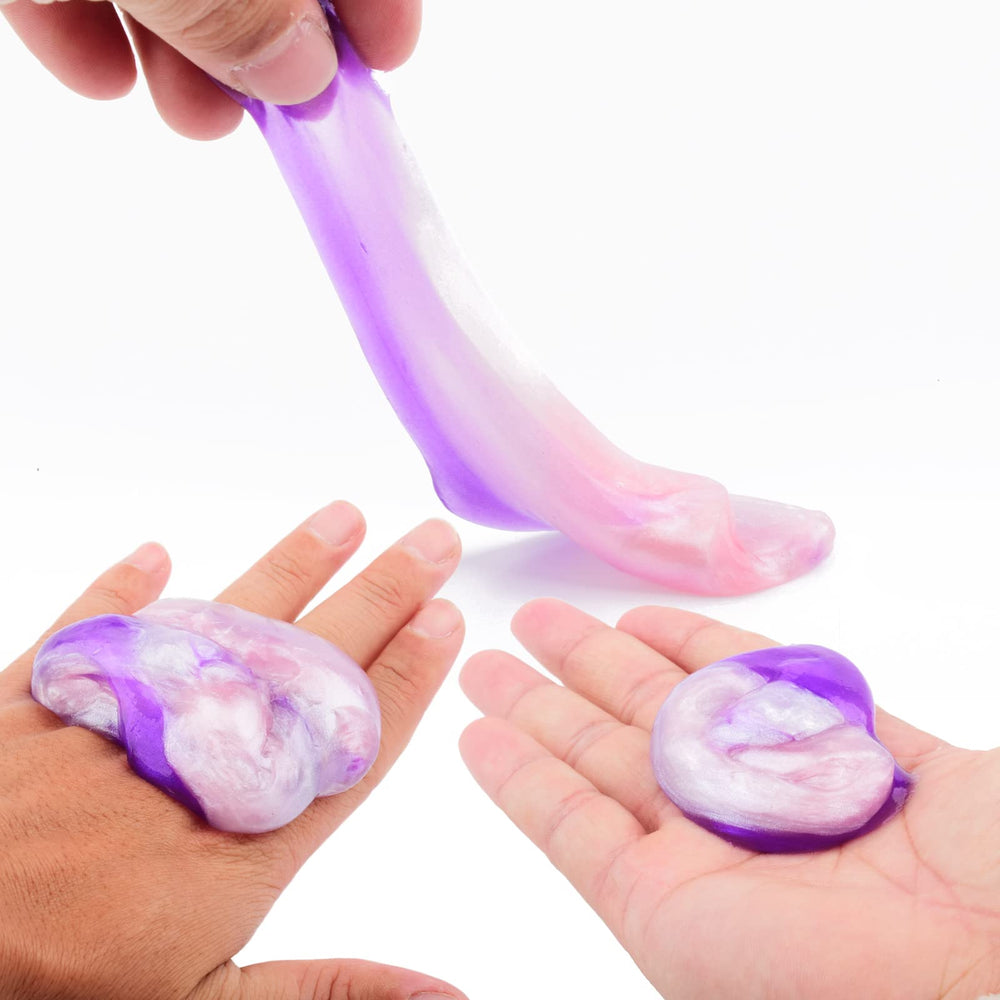 LANUMIONG galaxy slime pack supports screen-free, stress-relief play for kids