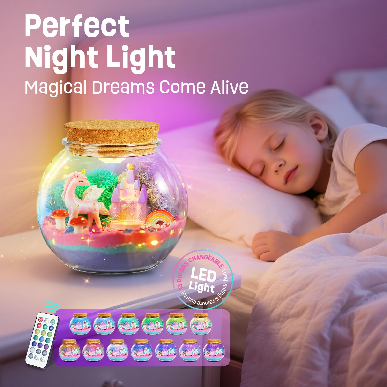 LAOESE Easter or birthday gift terrarium for kids ages 4–12.